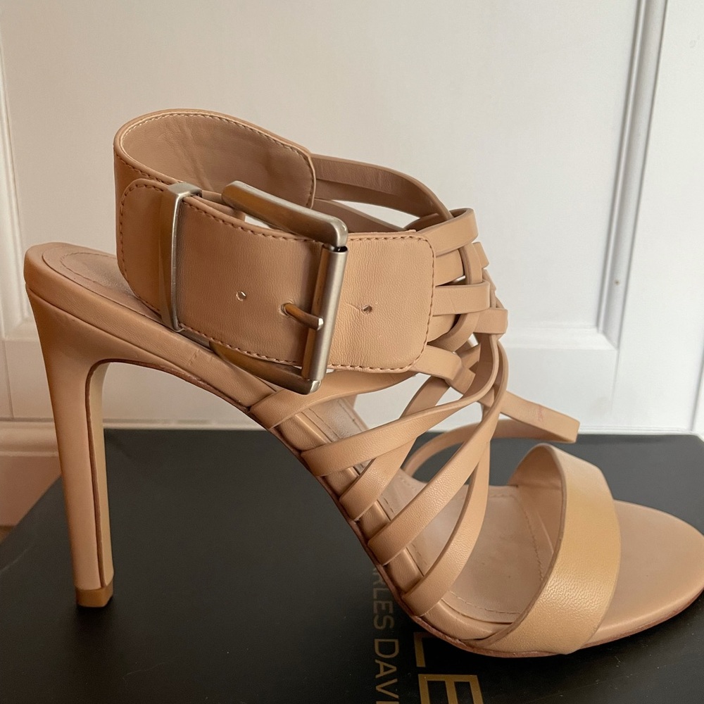 Charles by Charles David High Heeld Sandals (size 8)